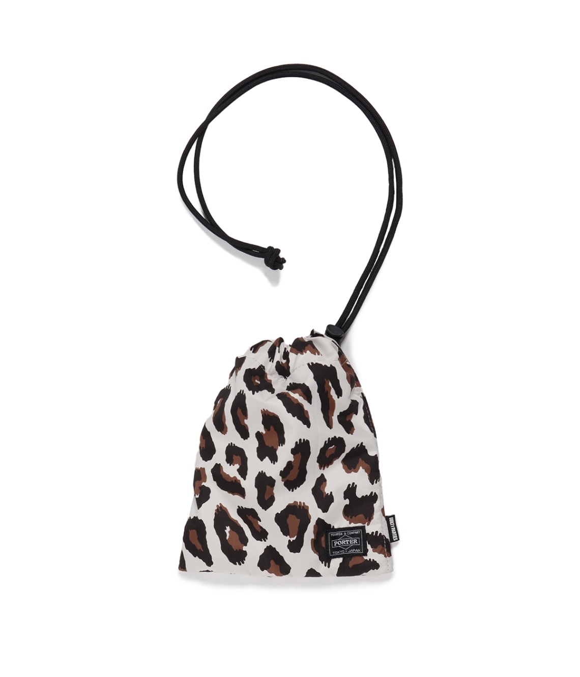 PORTER / LEOPARD SHOULDER POUCH (TYPE-3)【BEIGE】｜WACKO MARIA