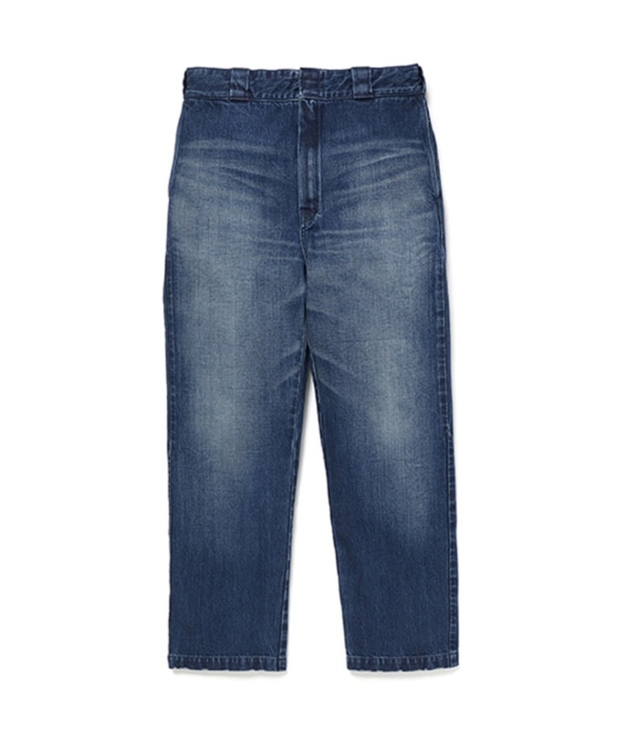 DENIM WORKER PANTS -WASHED-【WASHED INDIGO】