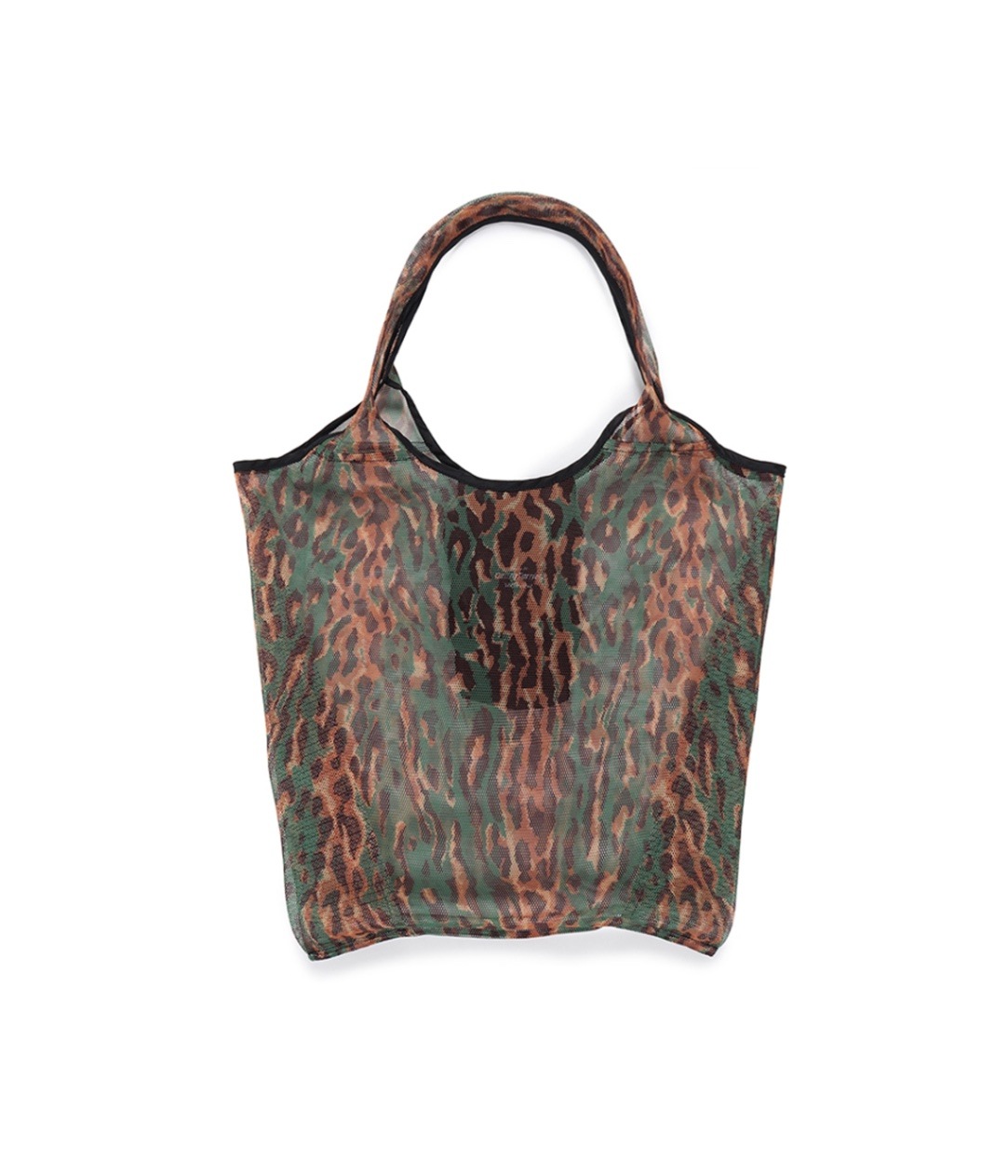 SPEAK EASY / PACKABLE TOTE BAG (TYPE-1) -LEOPARD-【GREEN】｜WACKO