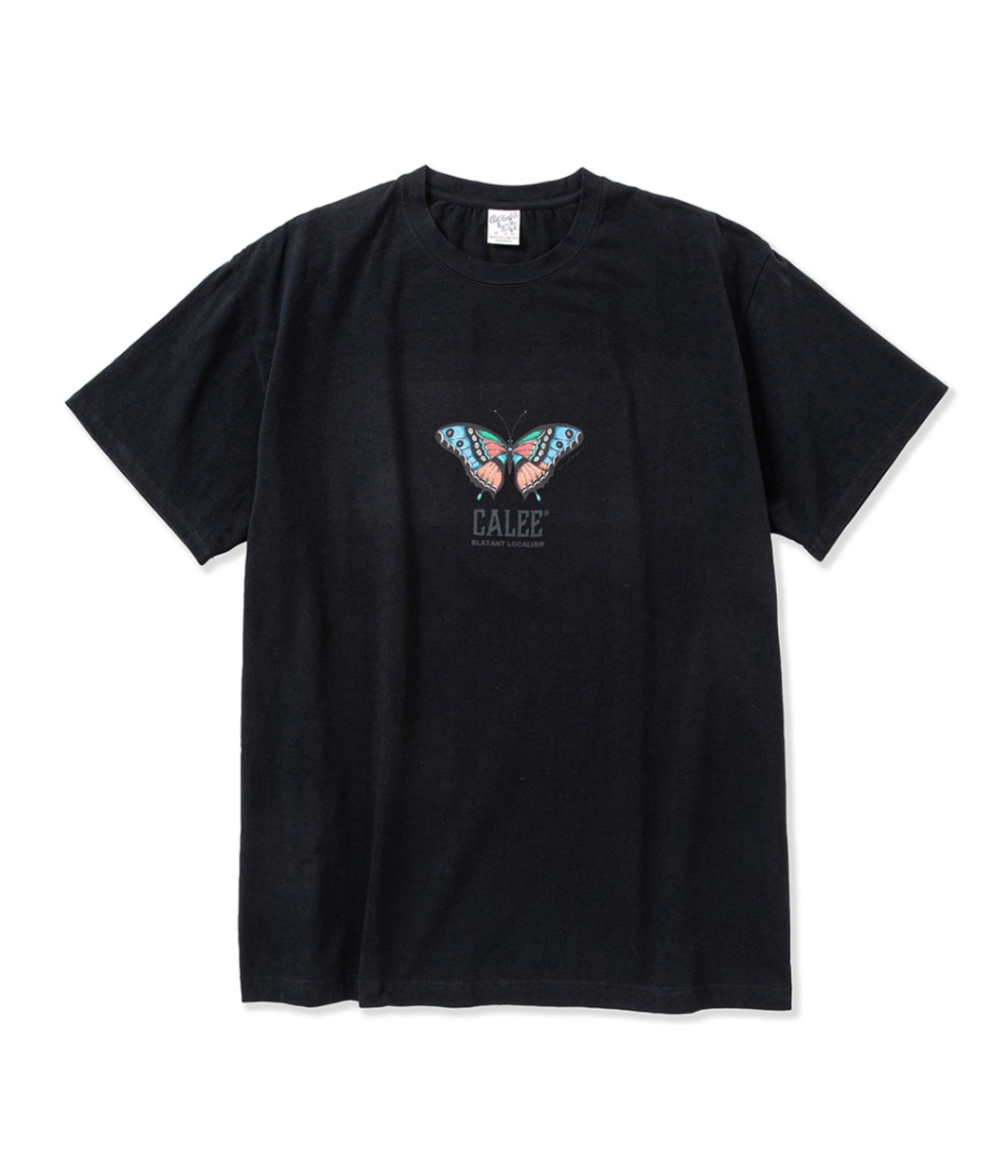 MIHO MURAKAMI STRETCH CL BUTTERFLY LOGO T-SHIRT【BLACK】
