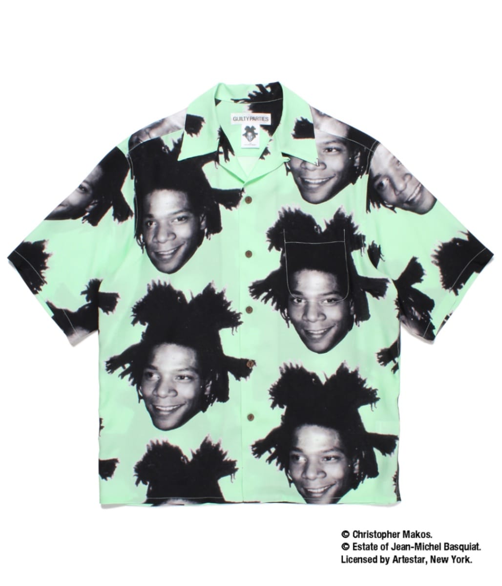 JEAN-MICHEL BASQUIAT / S/S HAWAIIAN SHIRT (TYPE-1)【MINT】｜WACKO