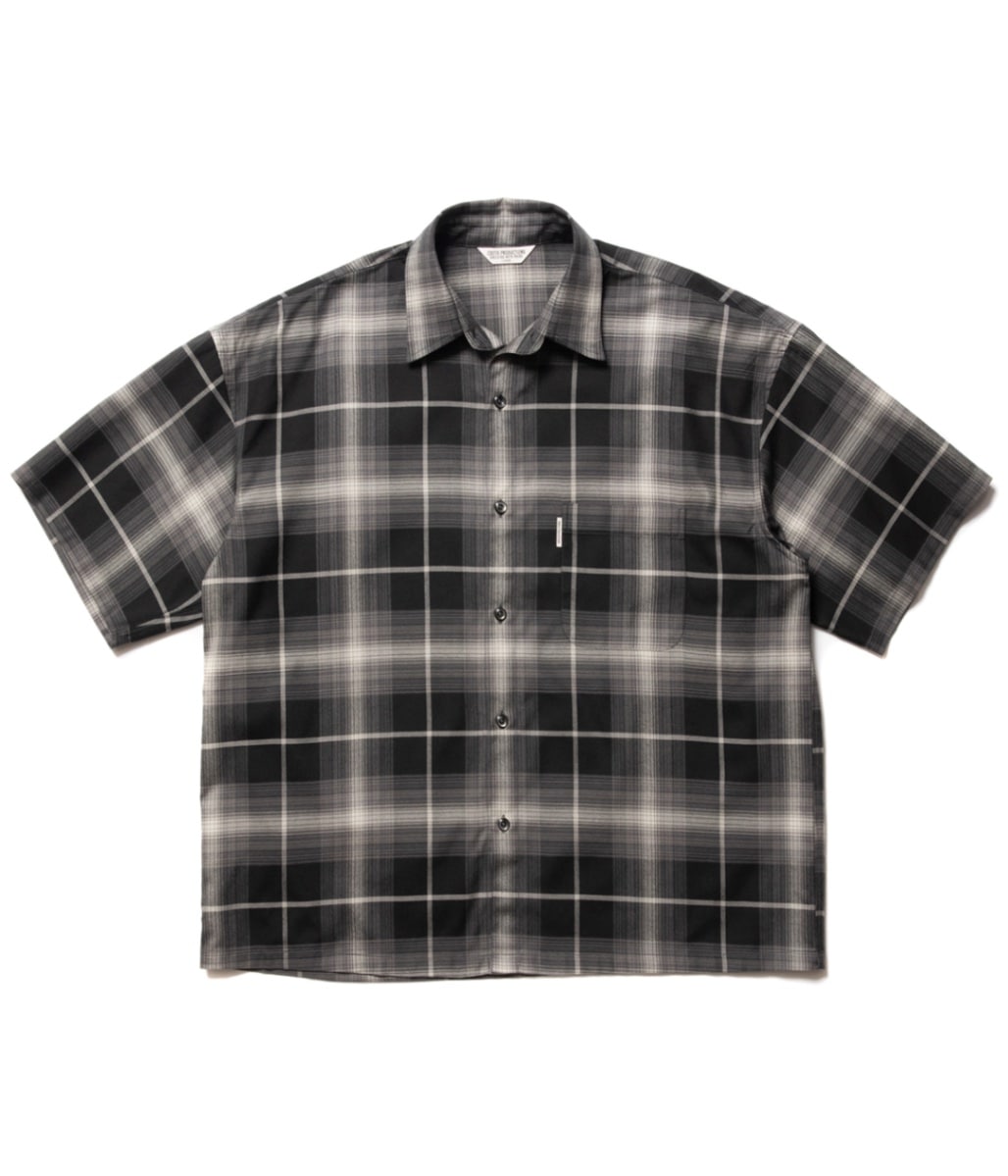R/C Ombre Check S/S Shirt【BLACK】｜COOTIE PRODUCTIONS®︎｜MELTING