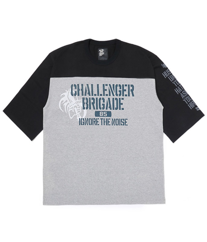 Q/S ARMY FOOTBALL TEE【BLACK×GRAY】