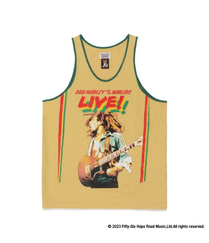 BOB MARLEY / TANK TOP【YELLOW-GREEN】