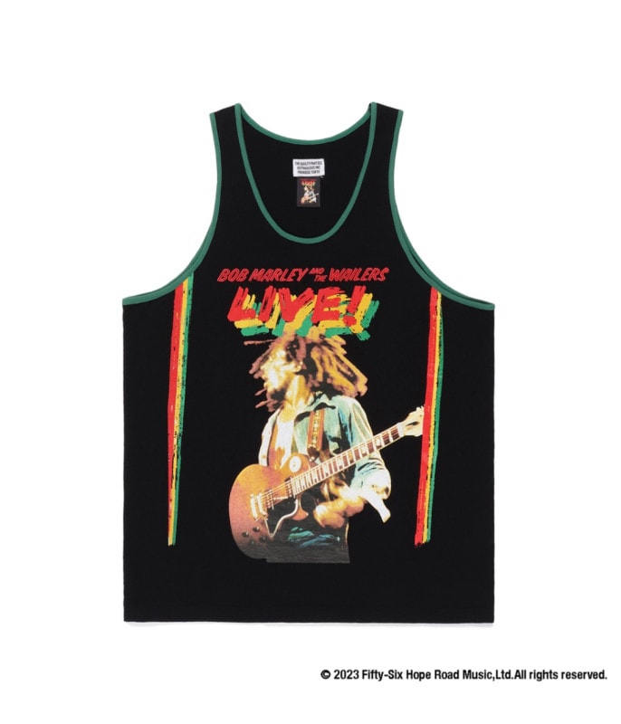 BOB MARLEY / TANK TOP【BLACK-GREEN】