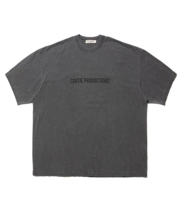 Pigment Dyed S/S Tee【BLACK】
