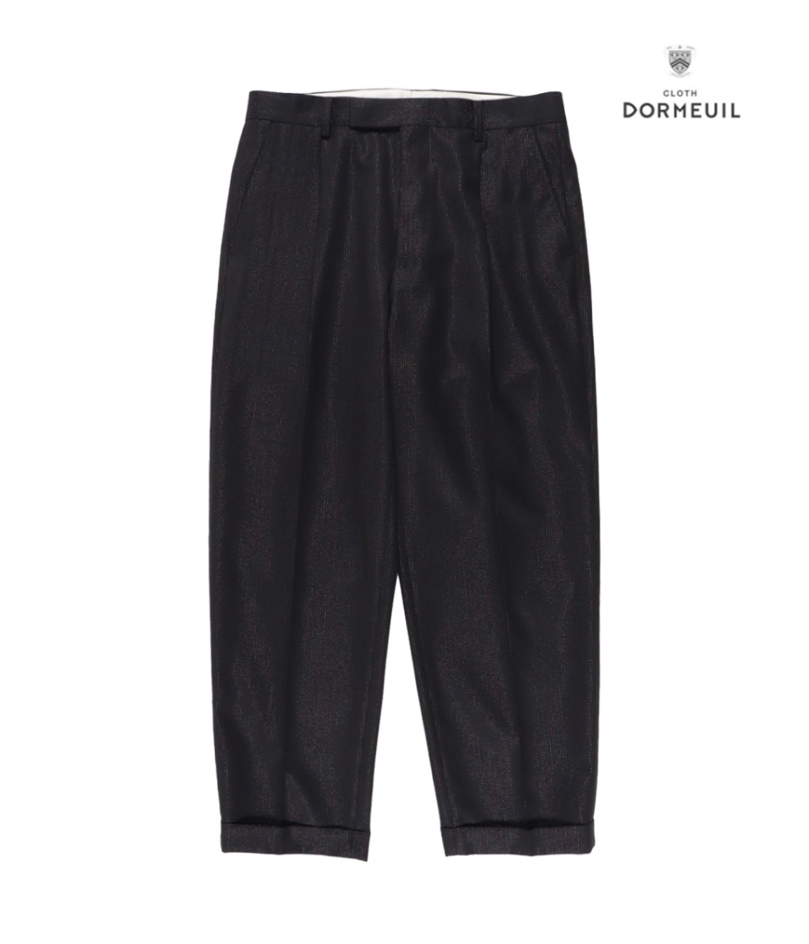 パンツ WACKO MARIA DORMEUIL PLEATED TROUSERS DORMEUIL / PLEATED TROUSERS (TYPE-1)【GREEN】｜WACKO MARIA