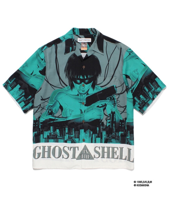 GHOST IN THE SHELL / 攻殻機動隊 / HAWAIIAN SHIRT (TYPE-2)【ONE】