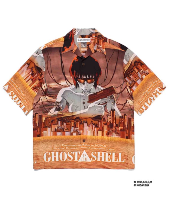 GHOST IN THE SHELL / 攻殻機動隊 / HAWAIIAN SHIRT (TYPE-1)【ONE】
