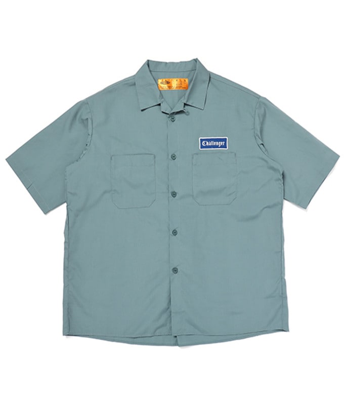 S/S WORKER SHIRT【DARK GREEN】