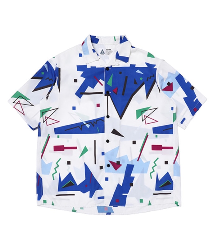 S/S 80'S PRINTED SHIRT【WHITE】
