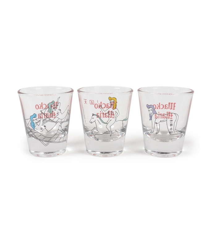 世界平和プロジェクト SHOT GLASS SET【CLEAR】