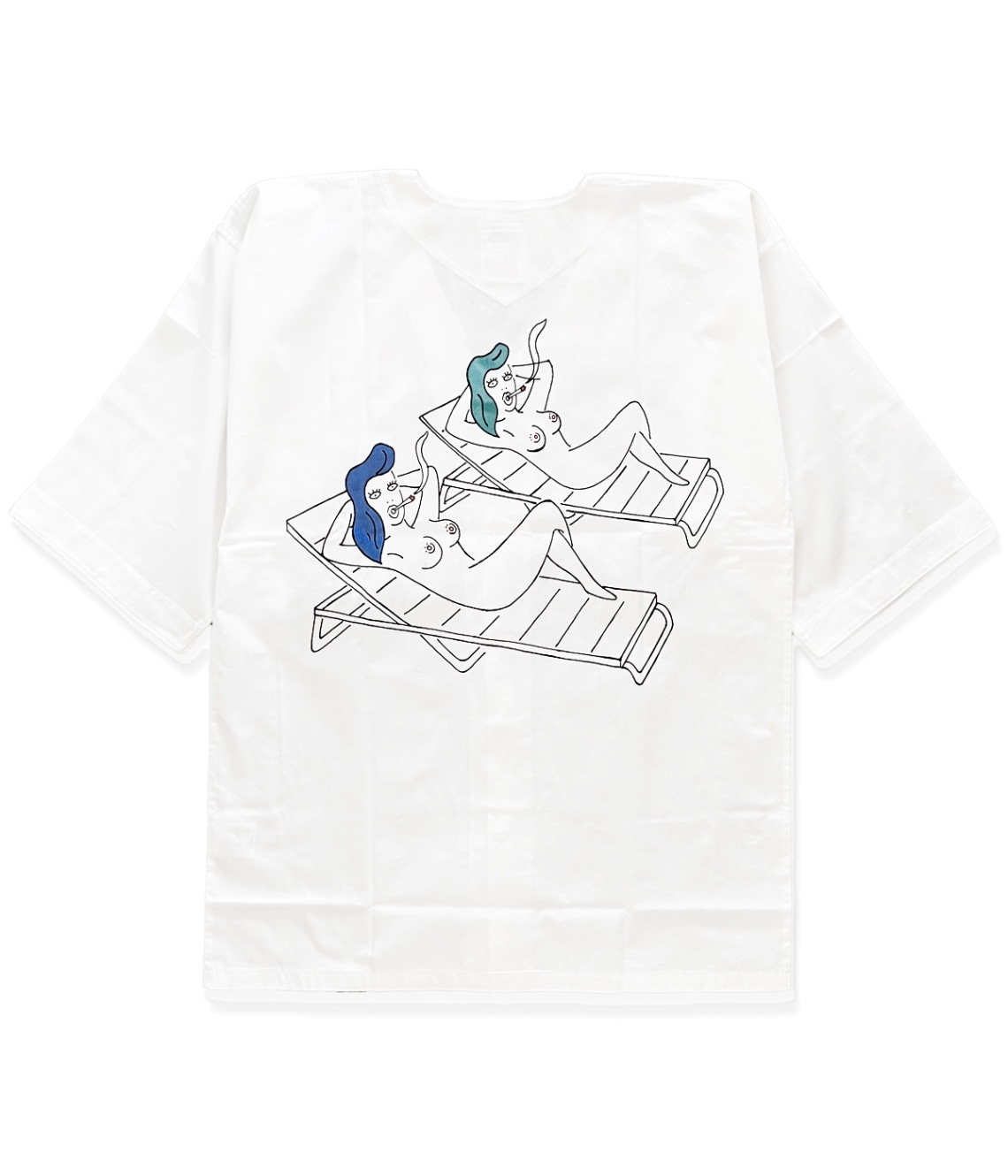 世界平和プロジェクト DABO SHIRT (TYPE-1)【WHITE】｜WACKO MARIA