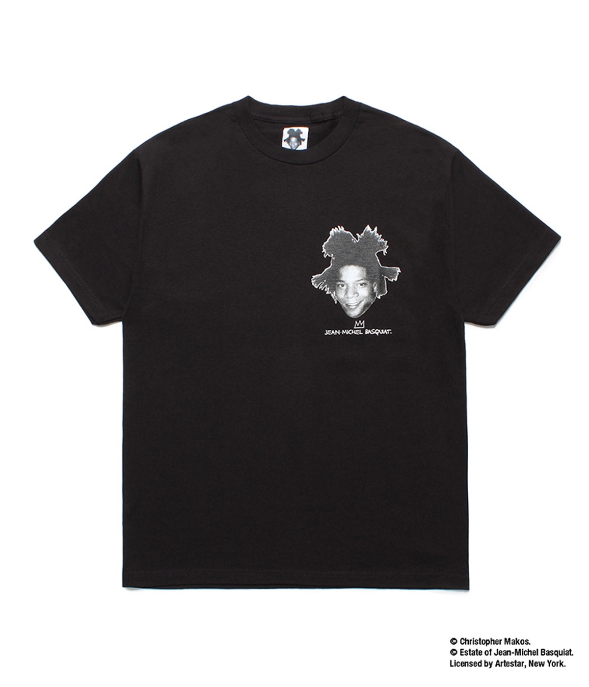 JEAN-MICHEL BASQUIAT / CREW NECK T-SHIRT【BLACK】｜WACKO MARIA