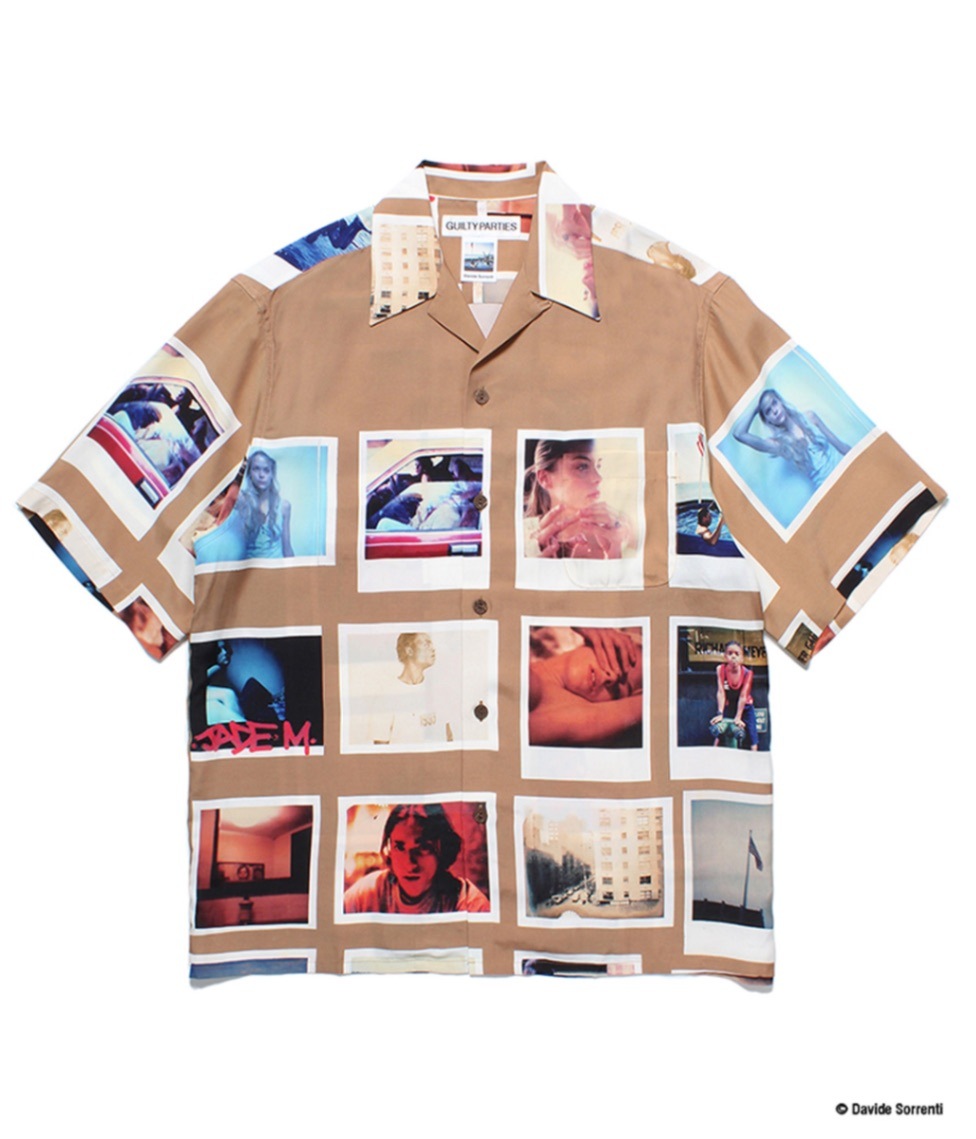 DAVIDE SORRENTI / S/S HAWAIIAN SHIRT (TYPE-1)【BROWN】｜WACKO