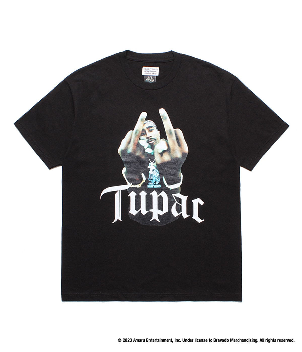 WACKO MARIA 2Pac シャツ S 2PAC / CREW NECK T-SHIRT【BLACK】｜WACKO MARIA｜MELTING POT（正規