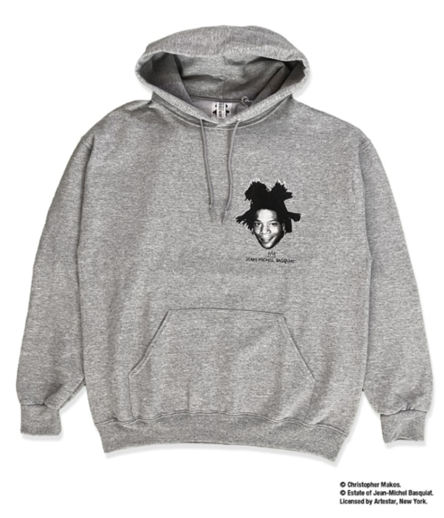 JEAN-MICHEL BASQUIAT / PULLOVER HOODED SWEAT SHIRT【GRAY】｜WACKO