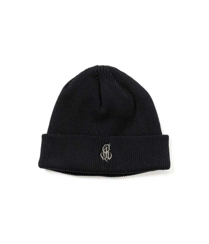 CAL NT LOGO KNIT CAP【BLACK】