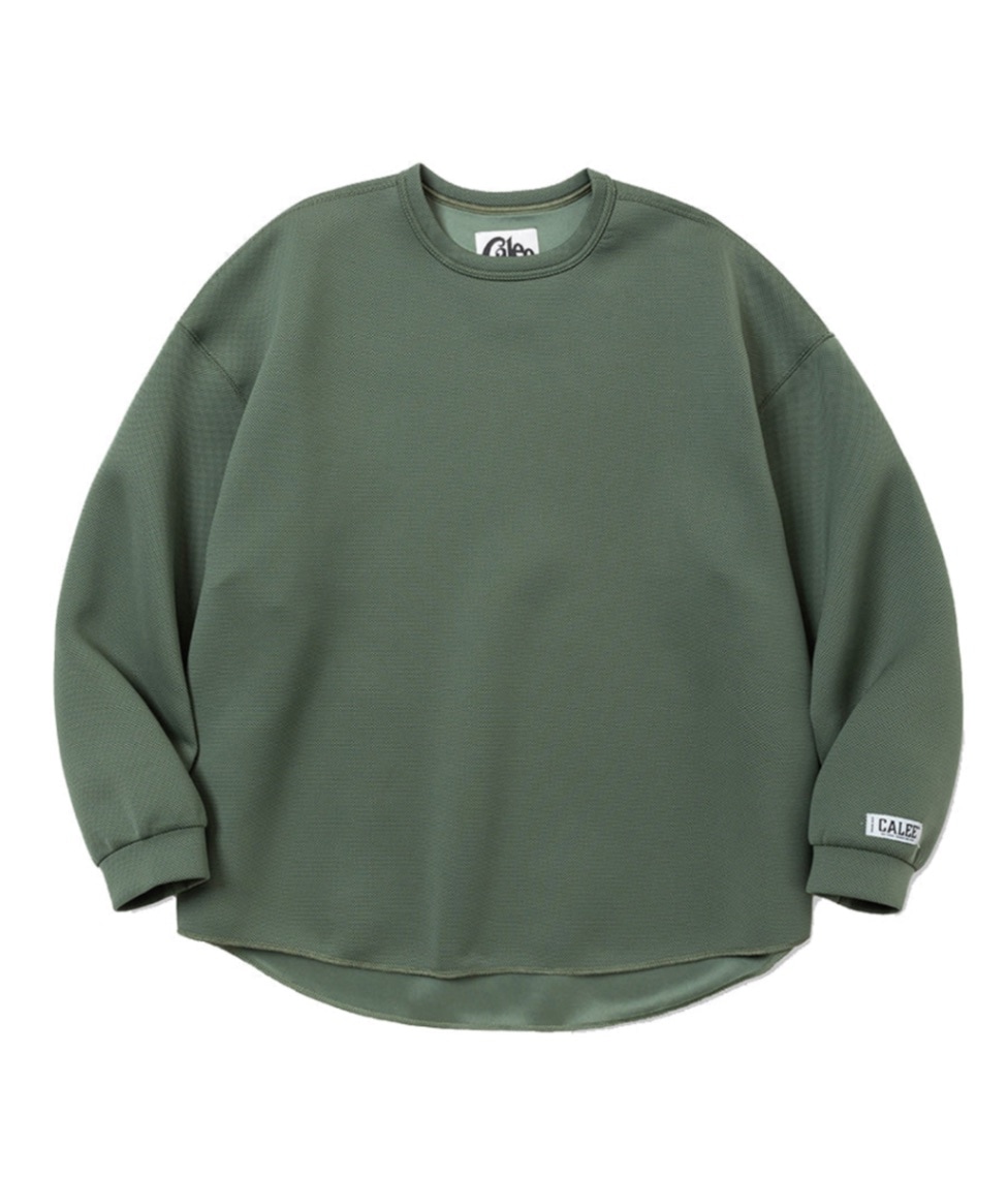 MULTI WAY DOUBLE KNIT DROP SHOULDER L/S CS【2 Colors Available】