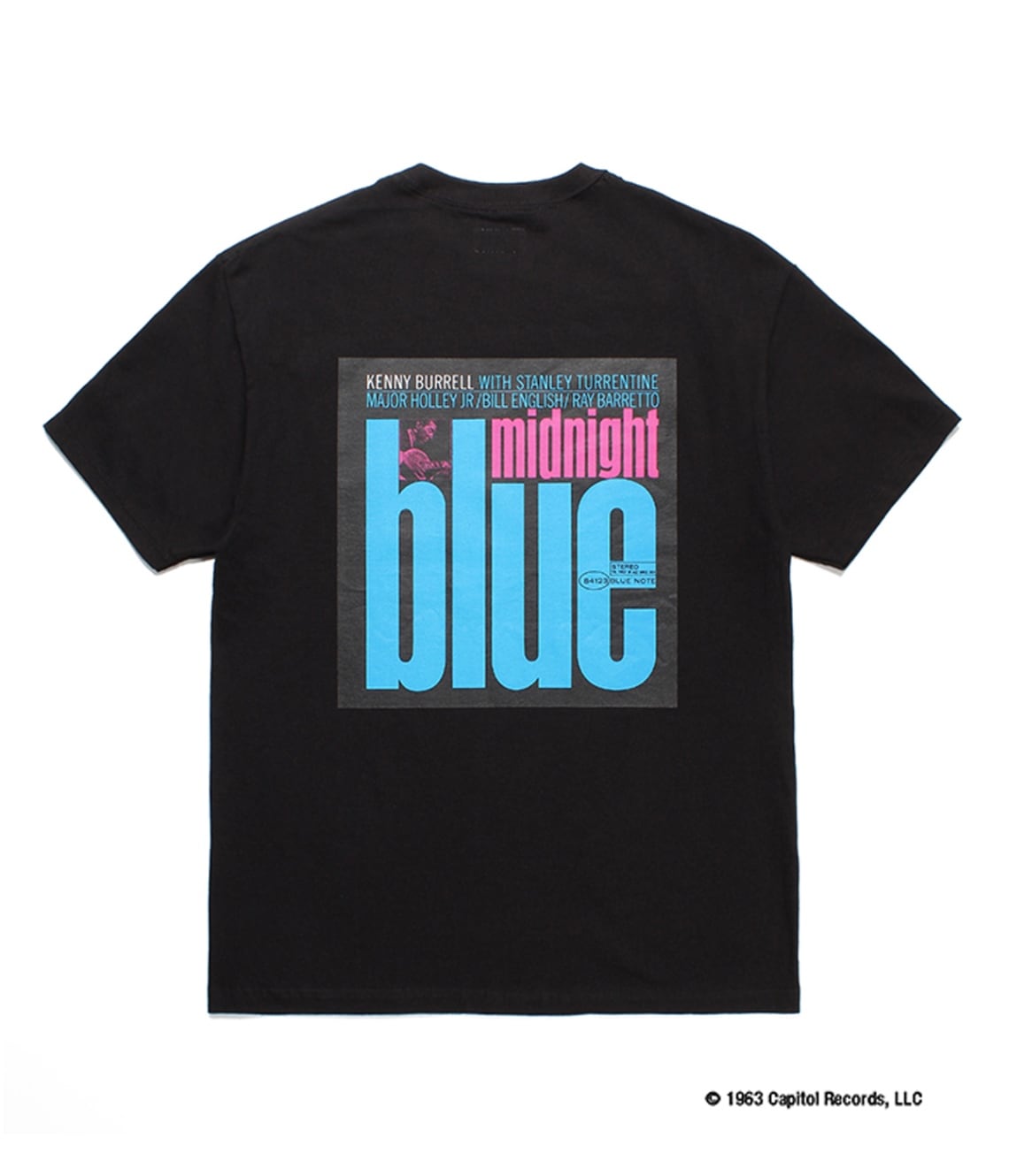 BLUE NOTE / CREW NECK T-SHIRT (TYPE-4)【BLACK】