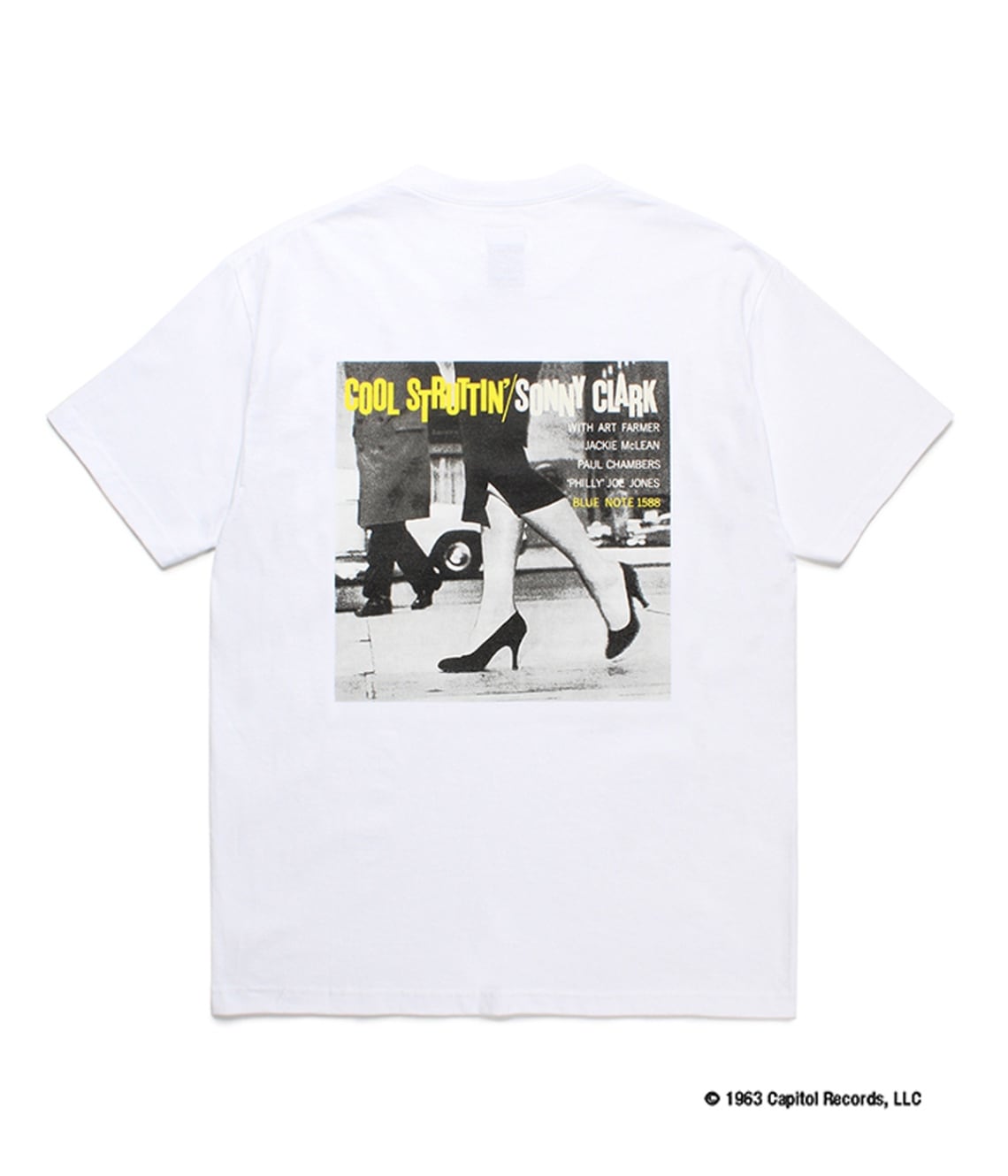 BLUE NOTE / CREW NECK T-SHIRT (TYPE-2)【WHITE】｜WACKO MARIA