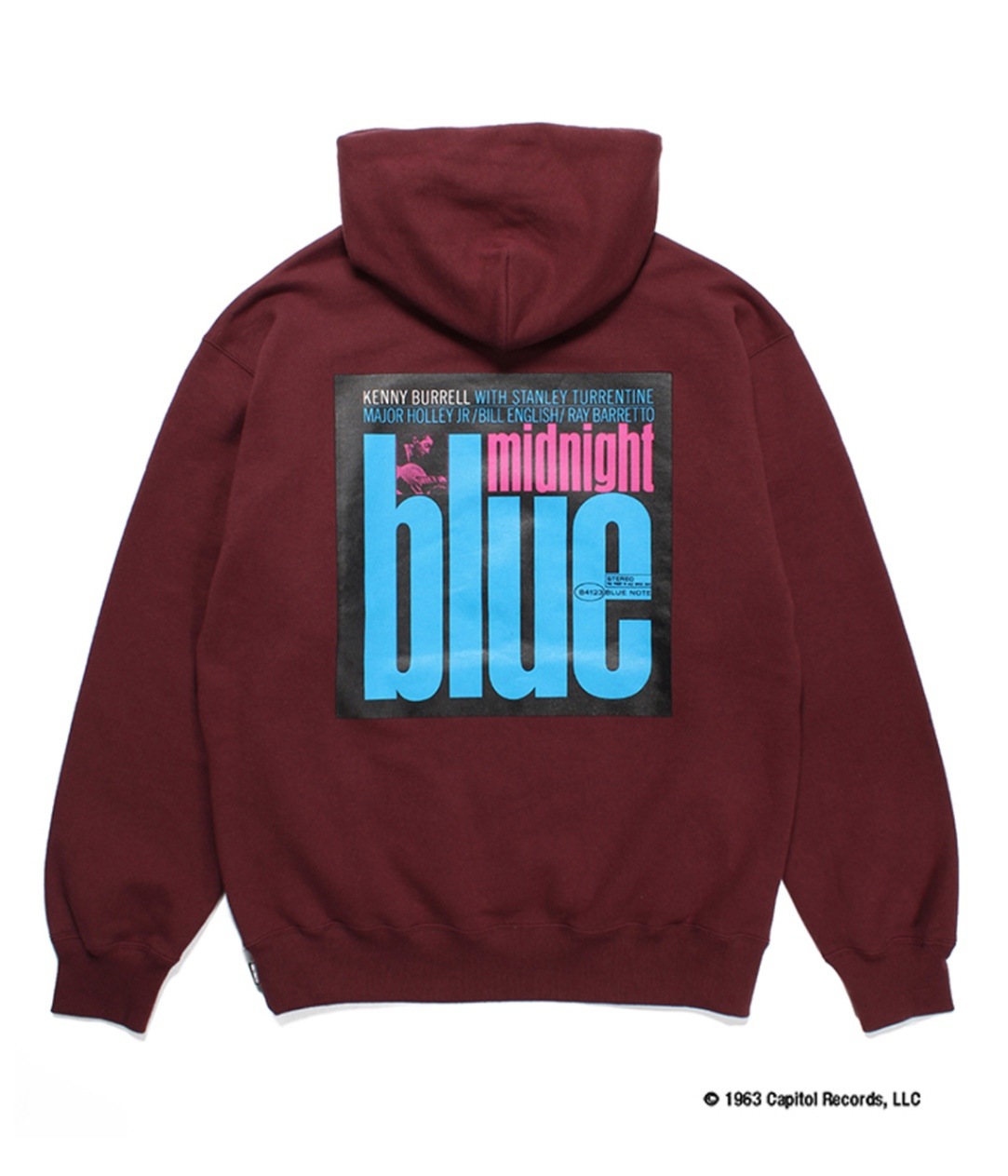 BLUE NOTE / MIDDLE WEIGHT PULLOVER HOODED SWEAT SHIRT (TYPE-4 