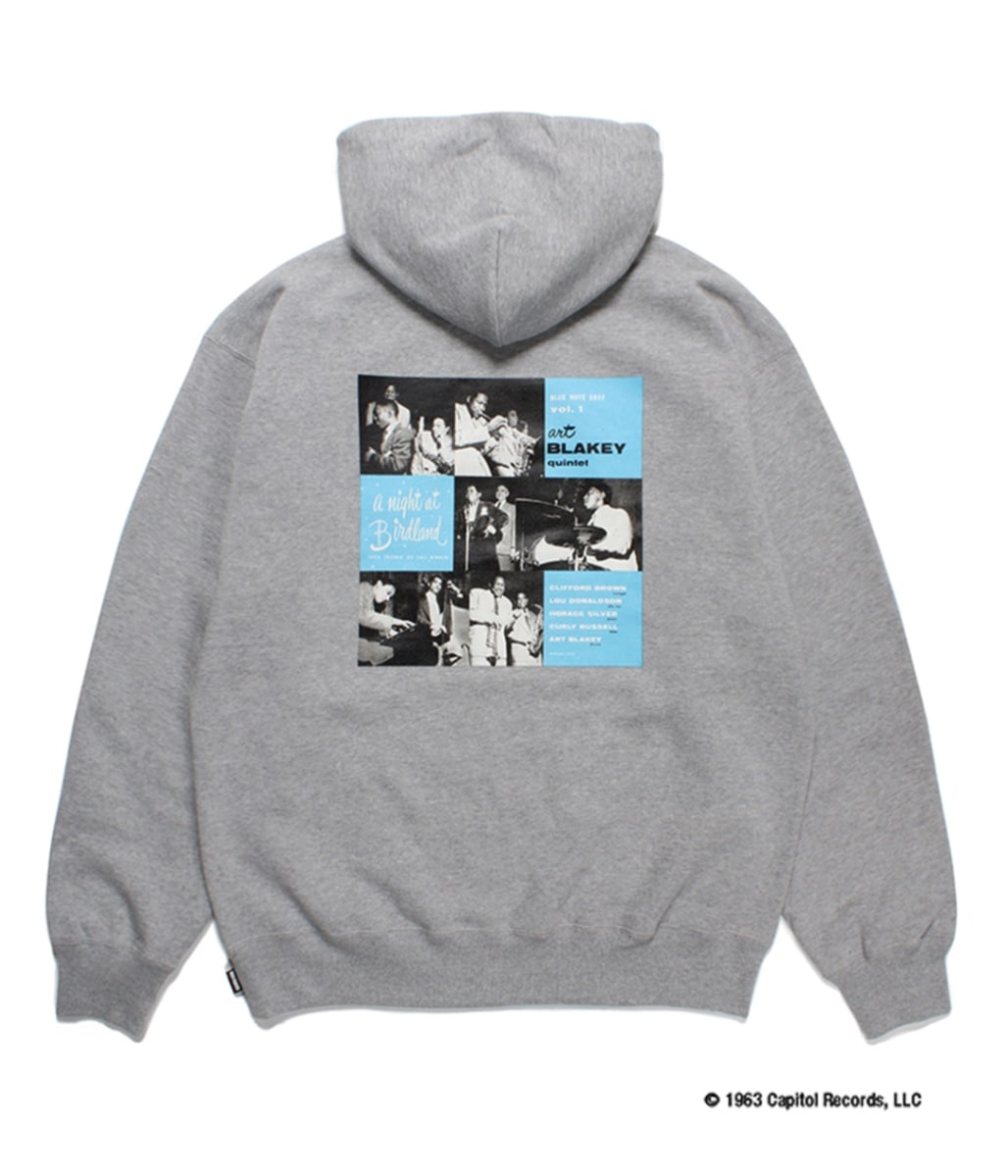 BLUE NOTE / MIDDLE WEIGHT PULLOVER HOODED SWEAT SHIRT (TYPE-1