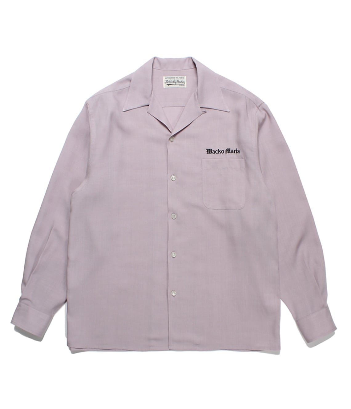50'S OPEN COLLAR SHIRT (TYPE-2)【PURPLE】｜WACKO MARIA｜MELTING