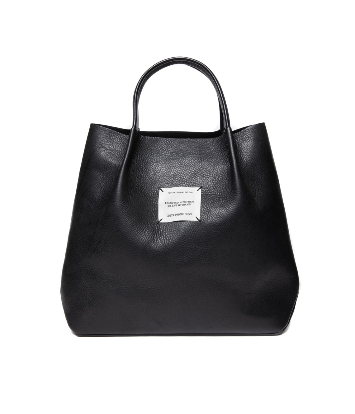 Leather Tote Bag【BLACK】｜COOTIE PRODUCTIONS®︎｜MELTING POT