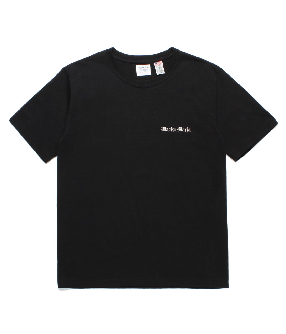 US FABRIC CREW NECK T-SHIRT【BLACK】｜WACKO MARIA｜MELTING POT