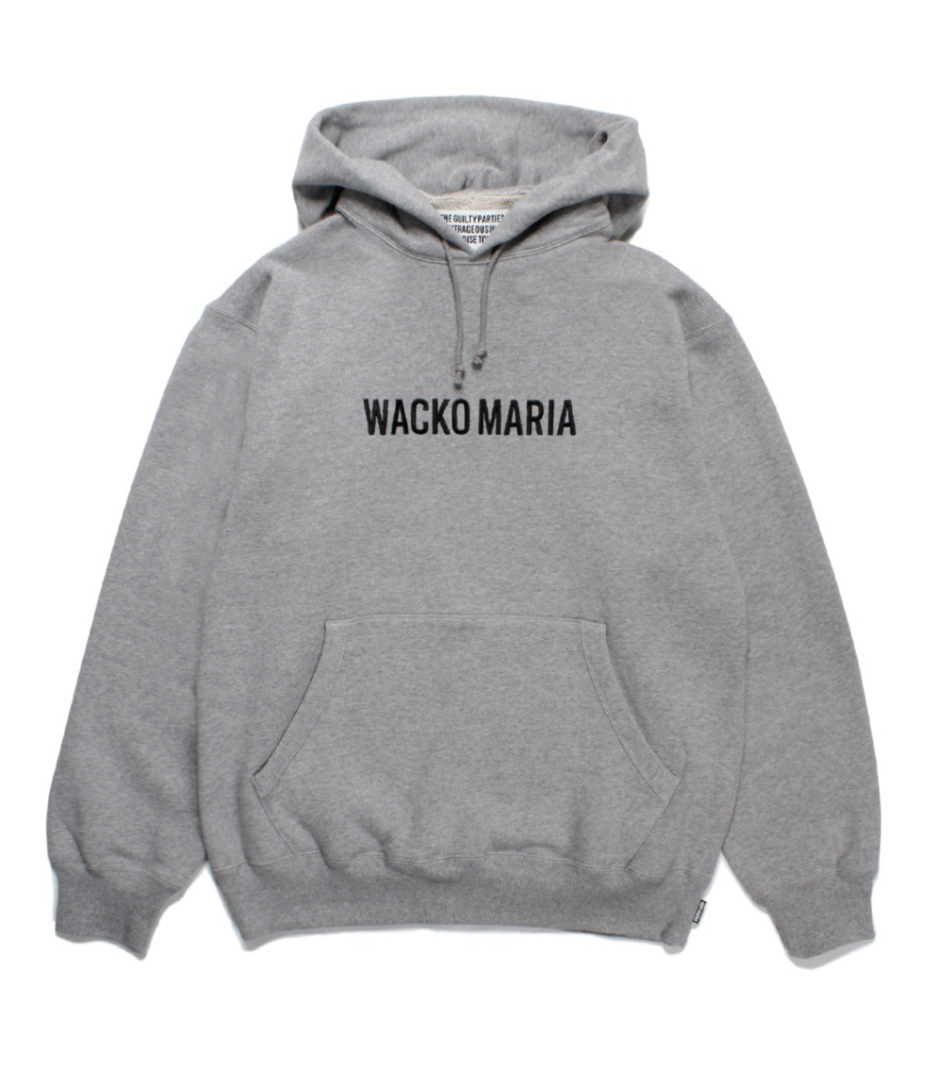 MIDDLE WEIGHT PULLOVER HOODED SWEAT SHIRT【GRAY】｜WACKO