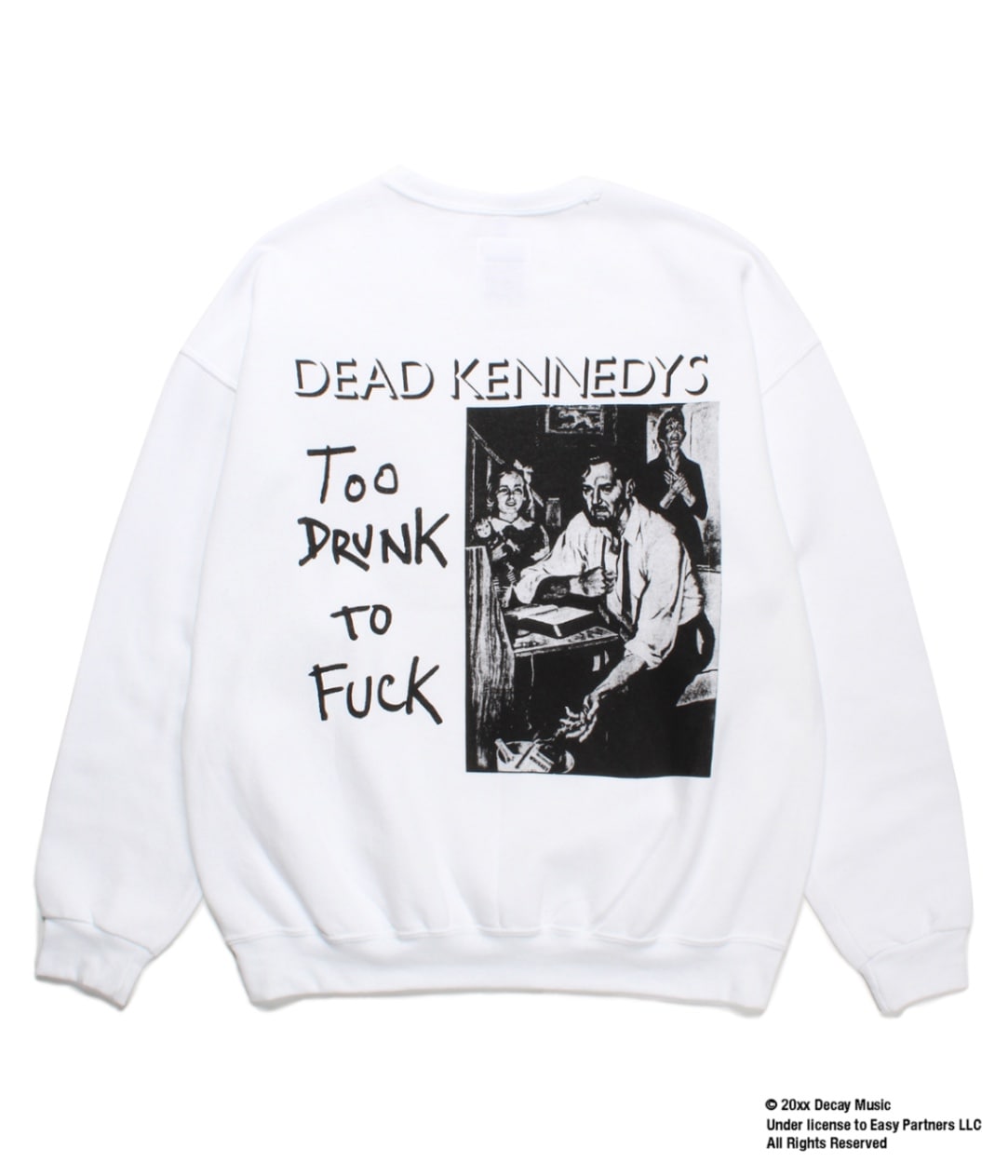 DEAD KENNEDYS / CREW NECK SWEAT SHIRT【WHITE】|WACKO MARIA DEAD KENNEDYS / CREW NECK SWEAT SHIRT【WHITE】|WACKO MARIA