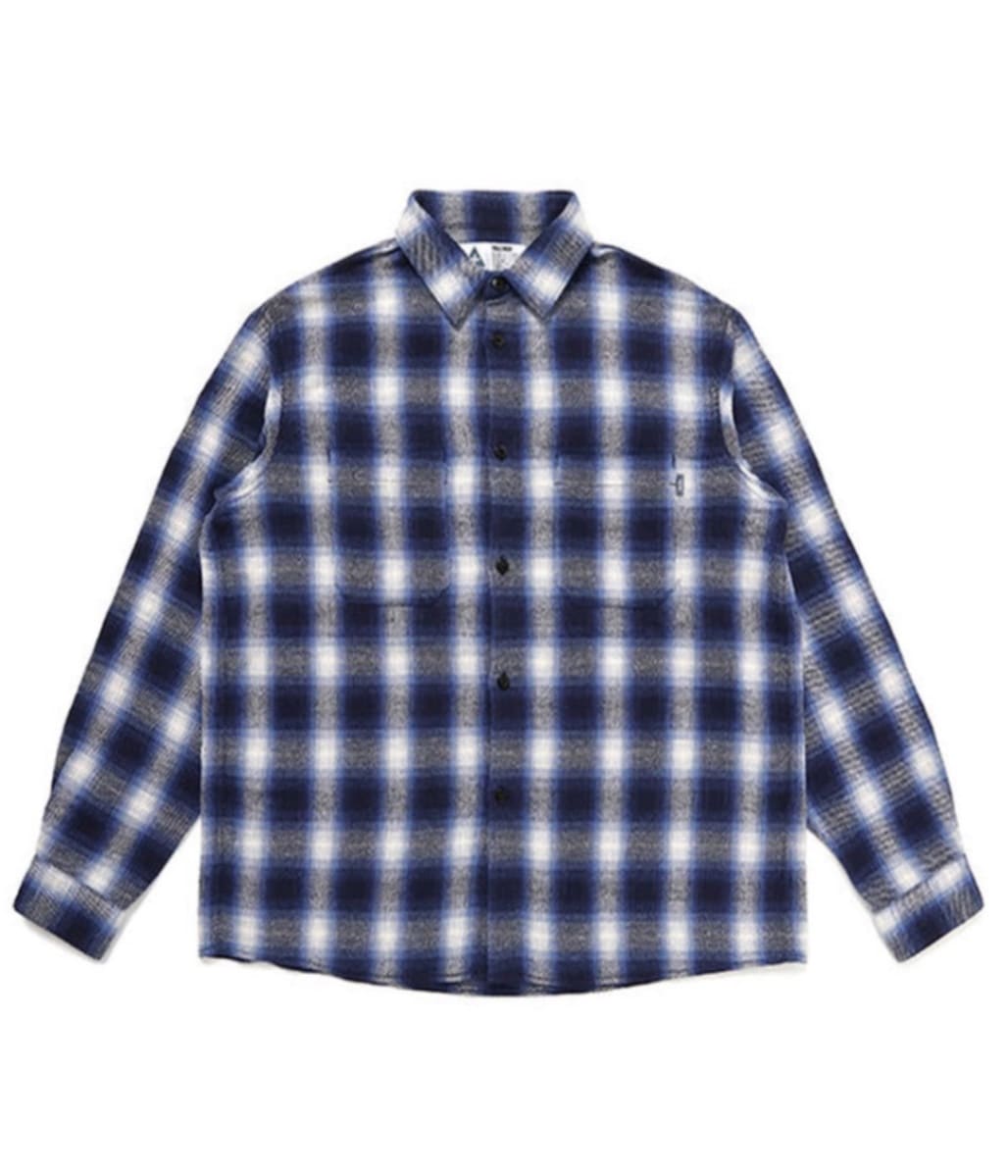 L/S CHECK WORK SHRIT【BLUE】