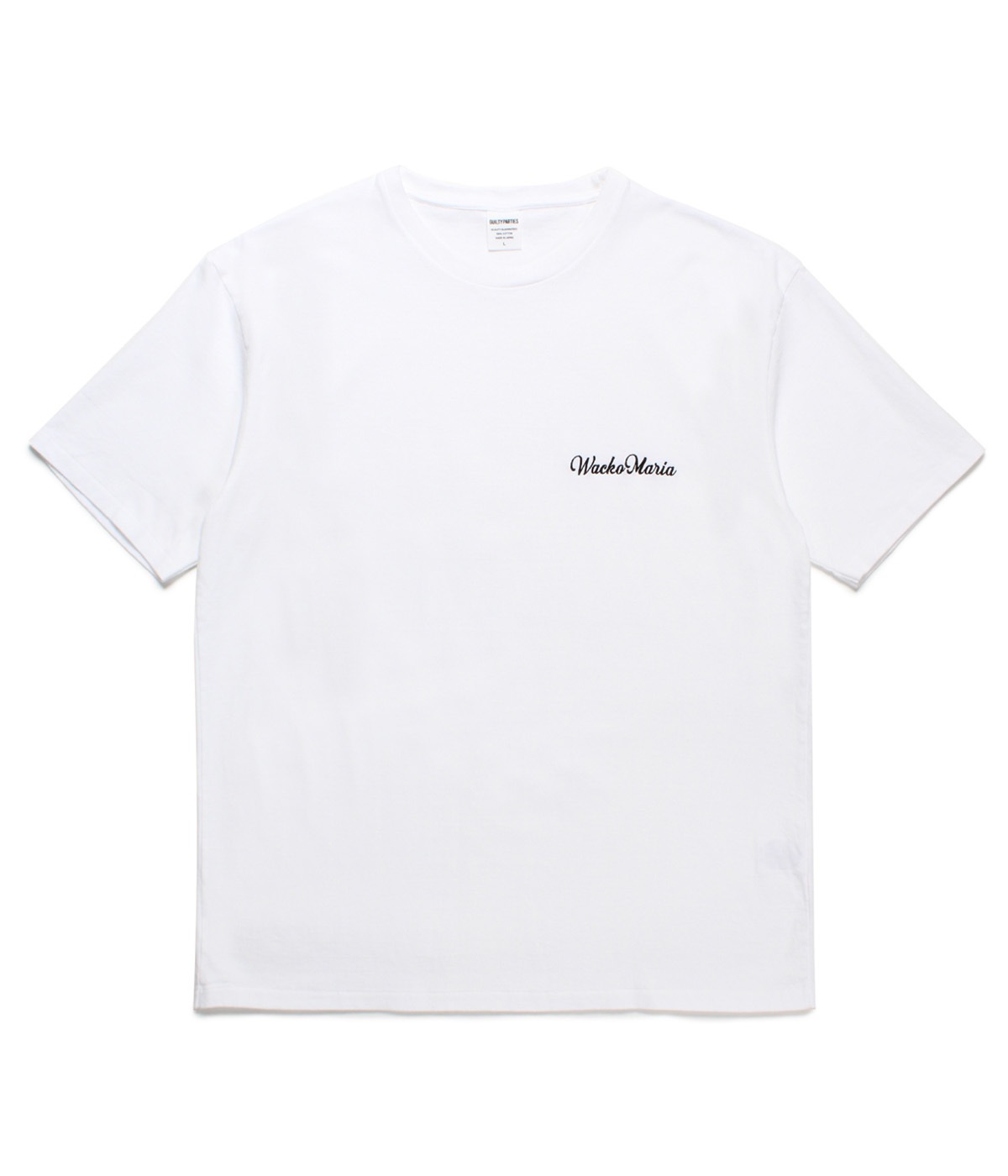 WASHED HEAVY WEIGHT CREW NECK T-SHIRT【WHITE】｜WACKO MARIA