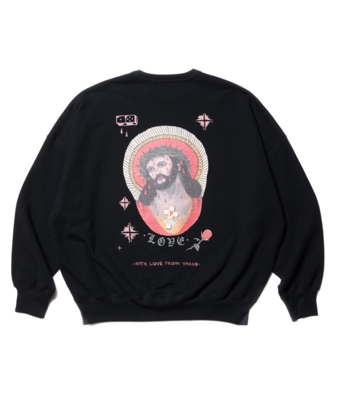 トップス Pigment Dyed Open End Yarn Sweat Crew COOTIE PRODUCTIONS / Pigment Dyed Open End Yarn Sweat Crew