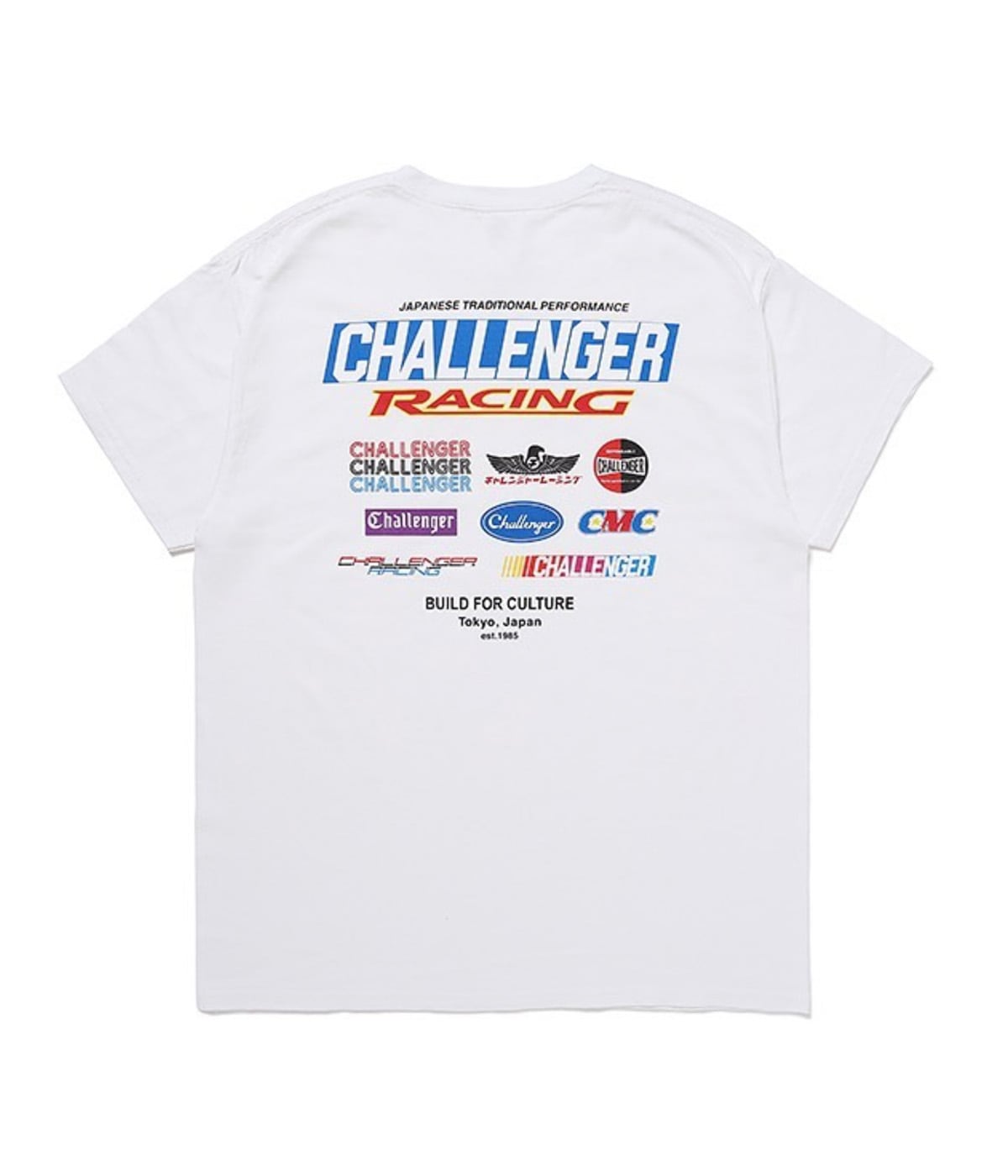 CMC RACING LOGO TEE【WHITE】｜CHALLENGER｜MELTING POT（正規取扱店