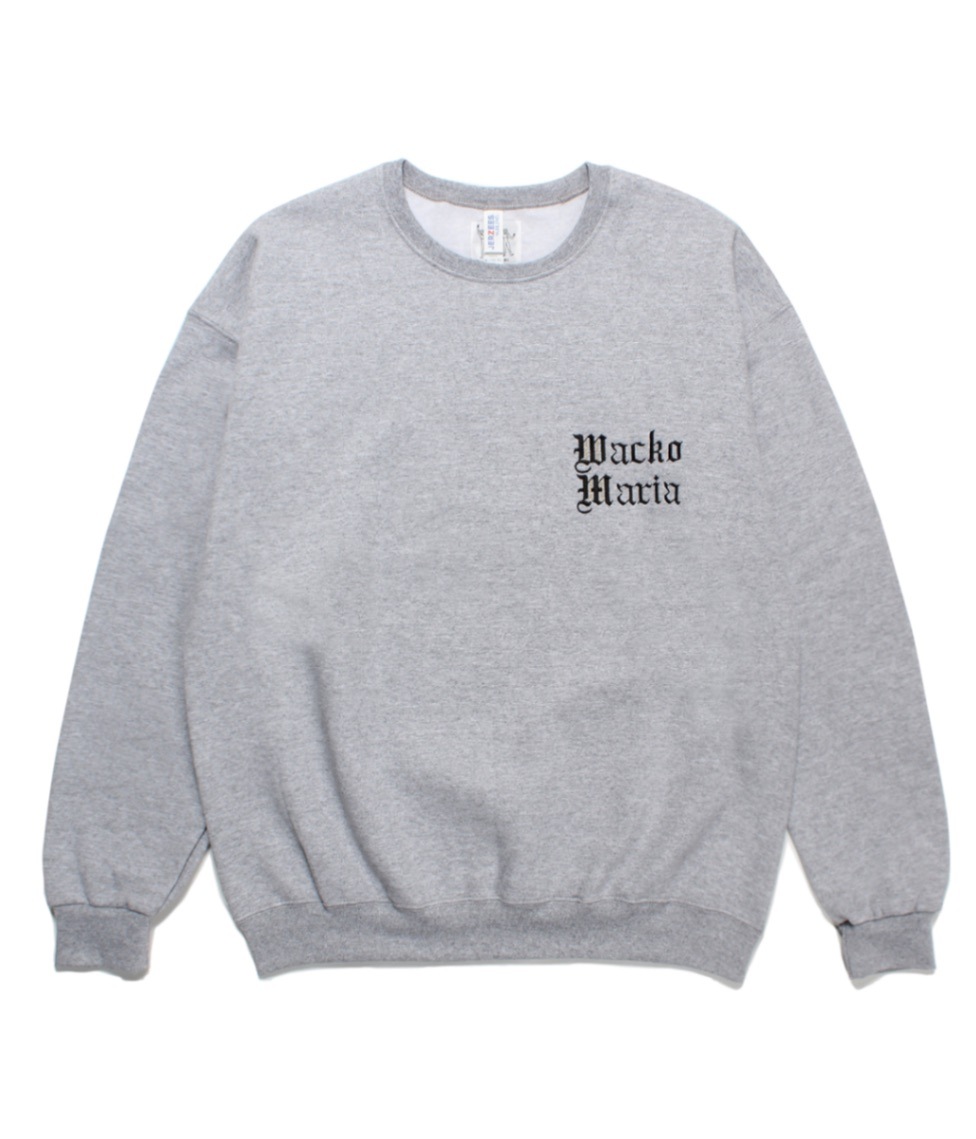 黒XL【WACKOMARIA】世界平和PJT SWEAT／新品タグ付／送料込 wackomaria 世界平和プロジェクトCREW NECK SWEAT