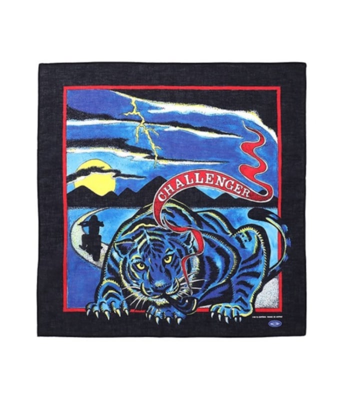 B.D SOUTH TIGER BANDANA【BLACK】