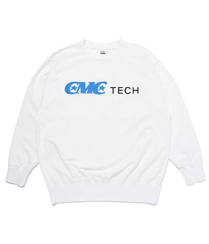 CMC TECH C/N SWEAT【WHITE】