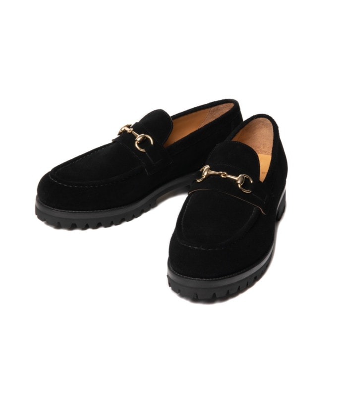 Raza Bit Loafer (Suede)【BLACK】