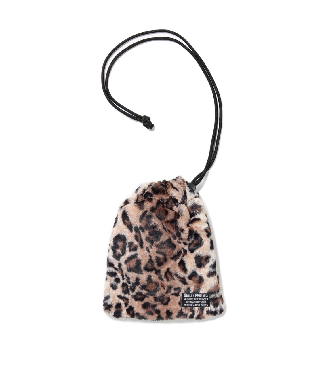 ワコマリア　WACKOMARIA FAUX LEOPARD FUR PORCH FAUX LEOPARD FUR SHOULDER PORCH【BEIGE】｜WACKO MARIA｜MELTING POT