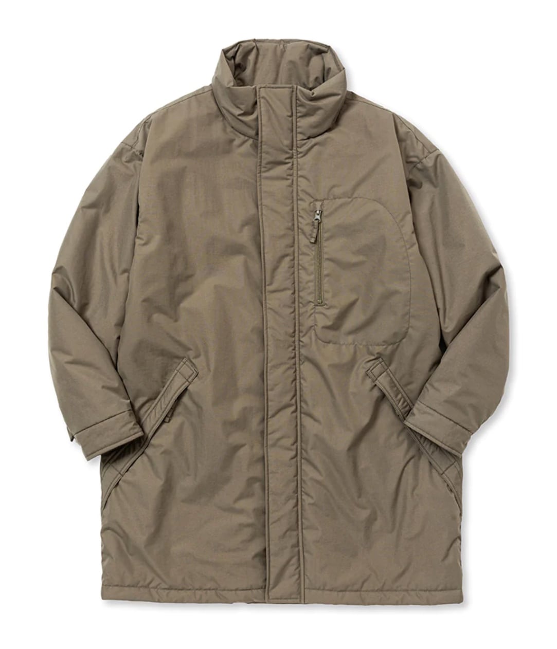 TASLAN NYLON PADDED COAT【GRAY】｜CALEE｜MELTING POT（正規取扱店