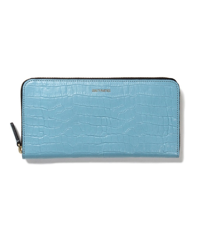 SPEAK EASY / ROUND ZIP LONG WALLET【LIGHT BLUE】