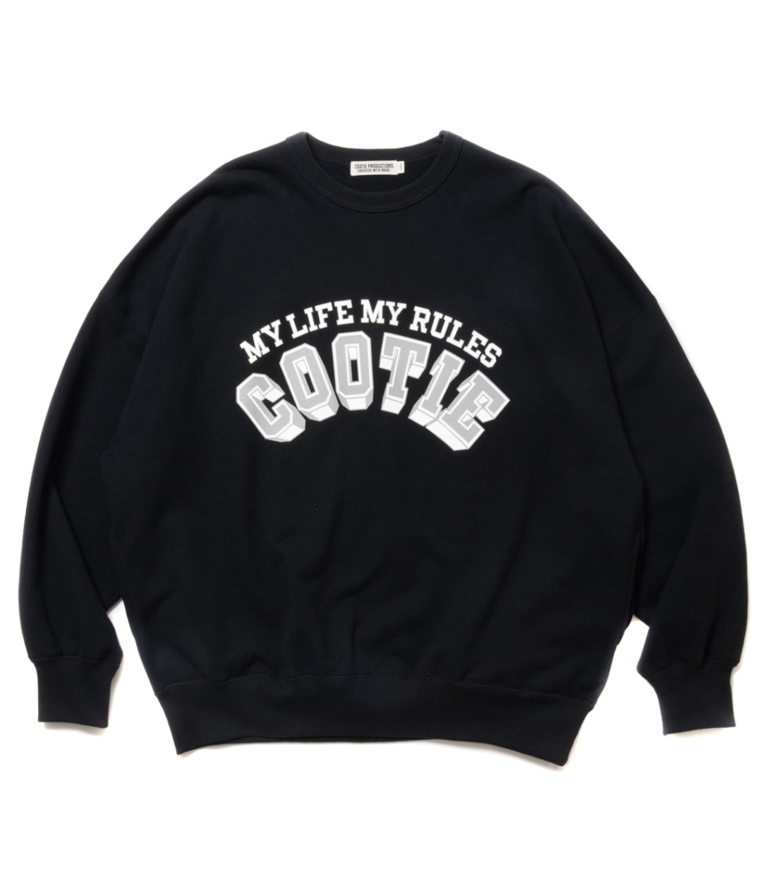 トップス Cootie Open End Yarn Print Sweat Crew Open End Yarn Print Sweat Crew【BLACK】｜COOTIE PRODUCTIONS