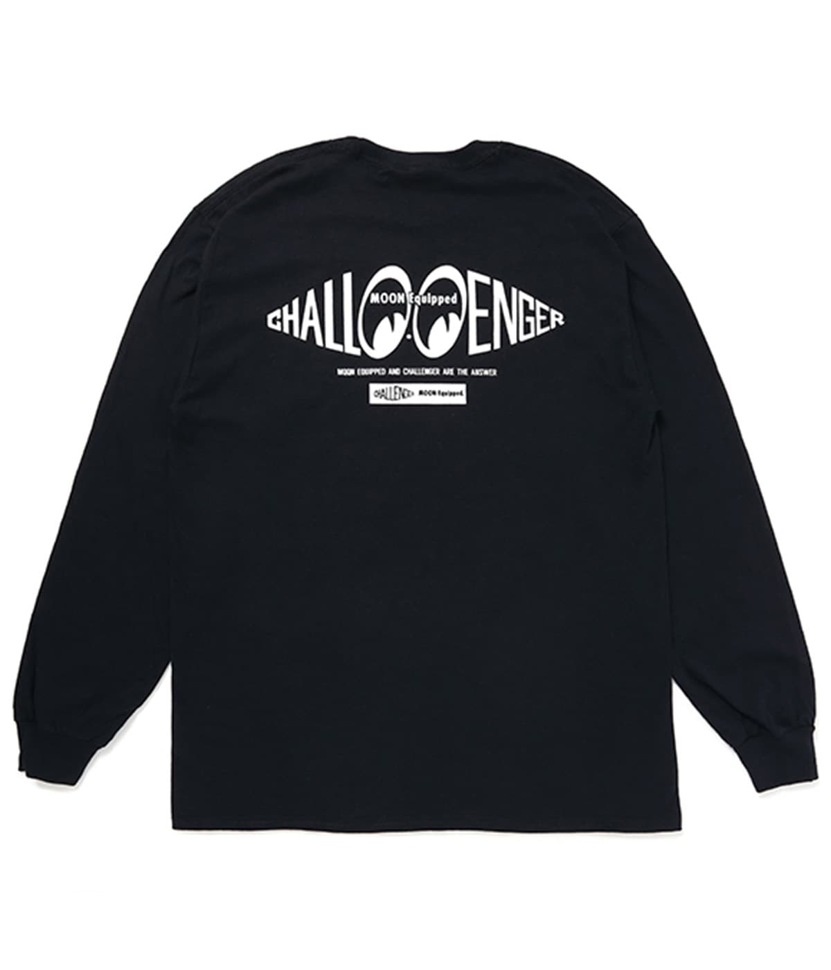 トップス CHALLENGER x MOON Equipped L/S TEE CHALLENGERxMOON EQUIPPED L/S TEE【BLACK】｜CHALLENGER