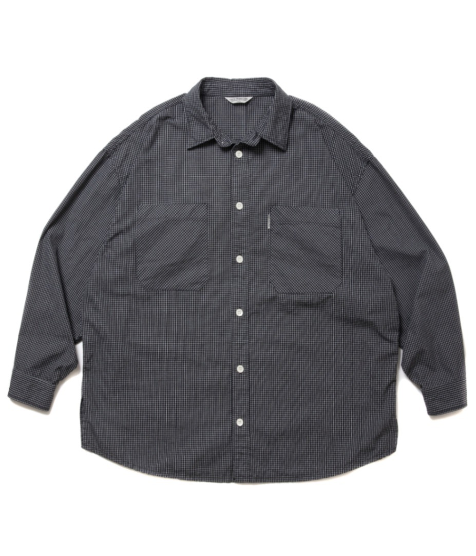 COOTIE Garment Dyed Ripstop Check クーティーM COOTIE Garment Dyed Ripstop Check L/S Shirt クーティー 長袖