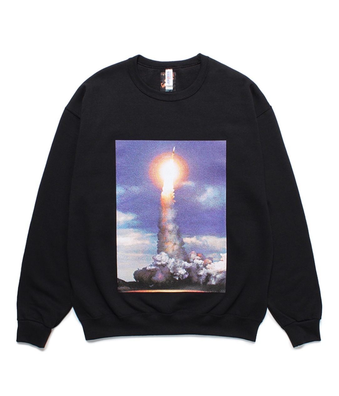 JIRO KONAMI / CREW NECK SWEAT SHIRT (TYPE-1)【BLACK】