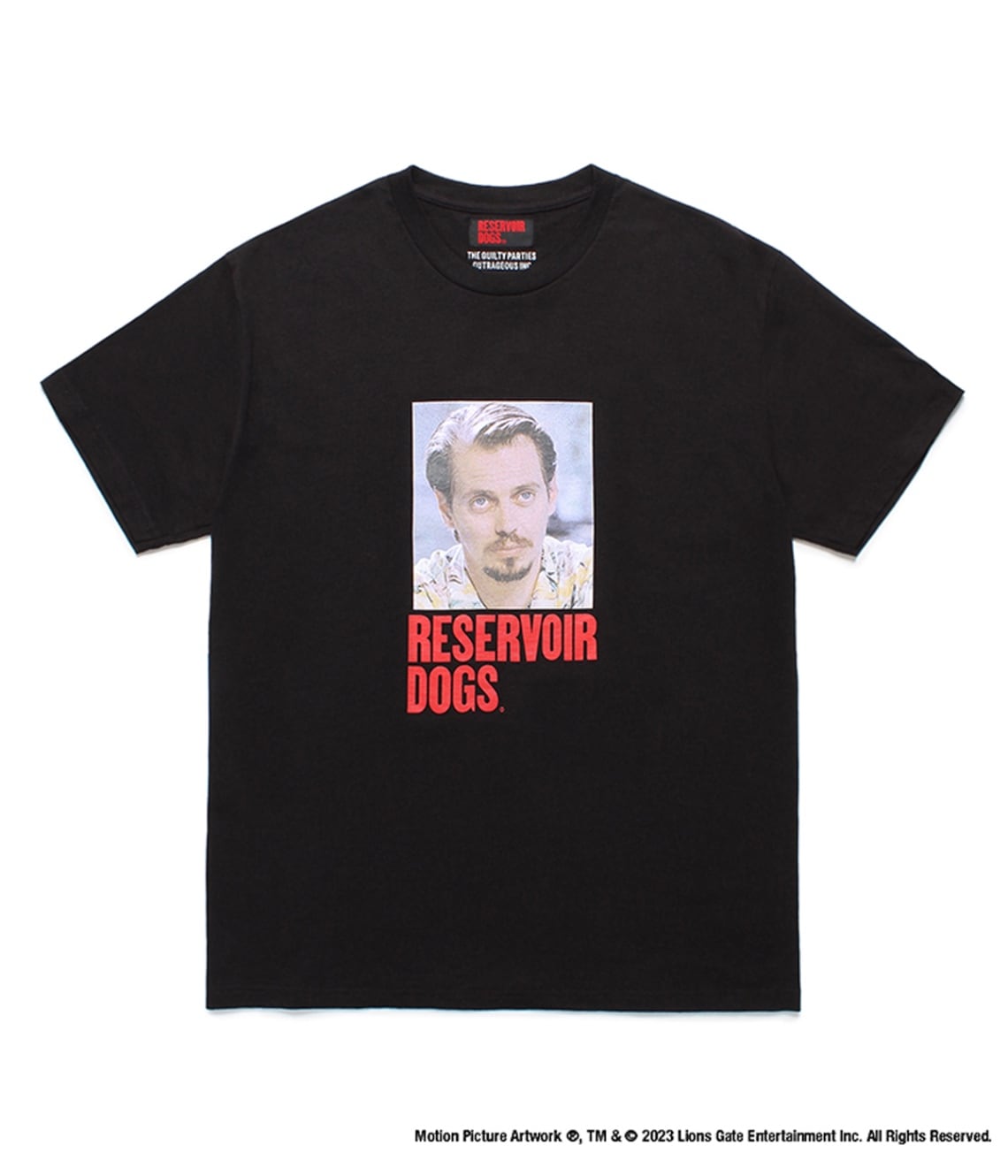 RESERVOIR DOGS / T-SHIRT (TYPE-5)【BLACK】<br>-Steve Buscemi / Mr. Pink-