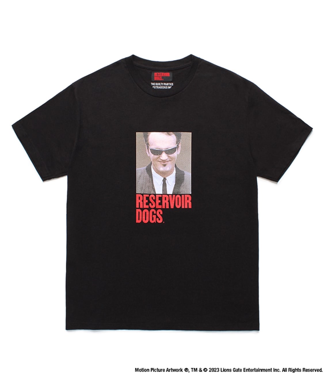 RESERVOIR DOGS / T-SHIRT (TYPE-2)【BLACK】<br>-Quentin Tarantino / Mr. Brown-