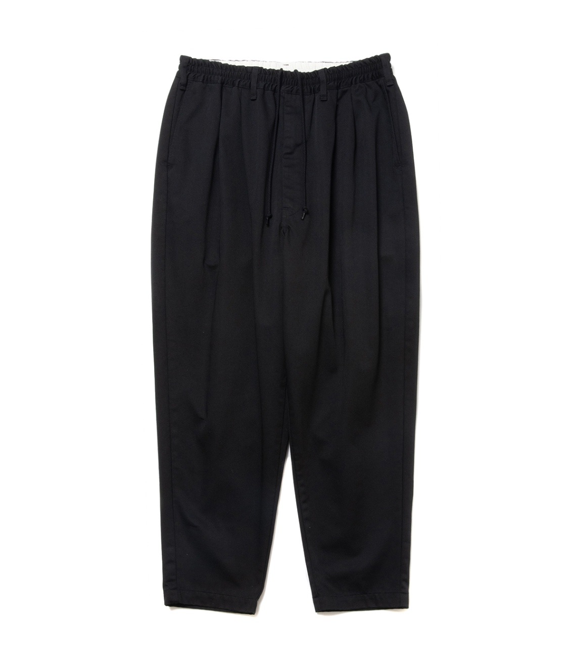 COOTIE / T/C 2 Tuck Easy Ankle Pants 黒 COOTIE PRODUCTIONS - T/C 2 Tuck Easy Ankle Pants / Black